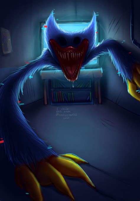 Nightmare huggy wuggy | Poppy playtime by Carl-Crimes on DeviantArt