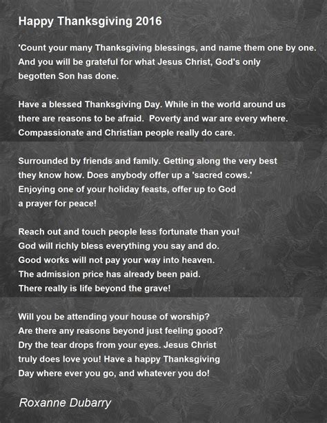 Thanksgiving Poems To God