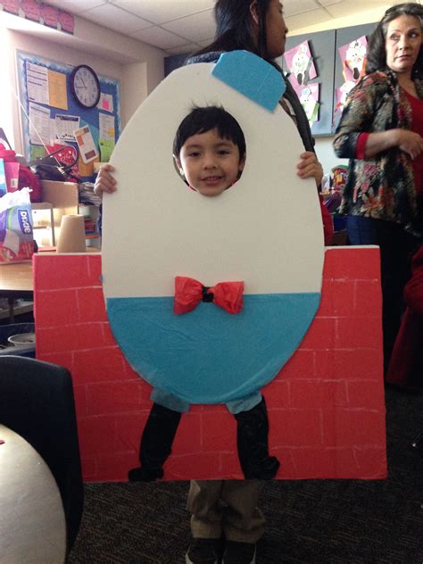 Humpty Dumpty costume | Nursery rhyme costume, Humpty dumpty, Diy ...