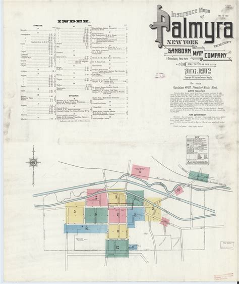 Map, Available Online, Palmyra | Library of Congress