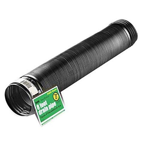 Flex-Drain Flexible/Expandable Landscaping Drain Pipe, Solid, 4-Inch by ...