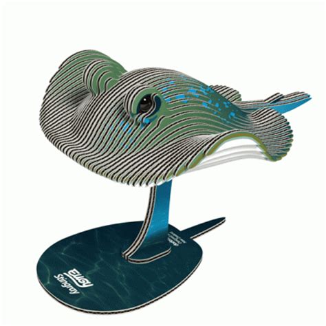 Eugy 102 Stingray Card 3D Puzzle - Wonderland Models | D5057 | £8.50