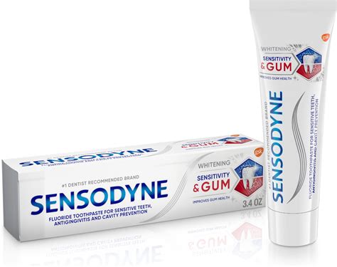 Amazon.com : Sensodyne Toothpaste Sensitivity Gum and Enamel, Triple Protection, Refreshing ...