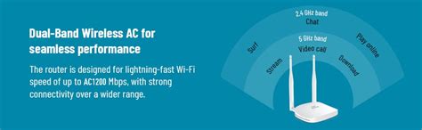 D-Link AC1200 DIR-811 Dual Band Wi-Fi Speed Up to 867 Mbps/5 GHz + 300 ...
