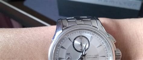 我去年买了个表——海淘的第一样东西汉密尔顿经典爵士自动计时腕表 H32616153_手表_什么值得买