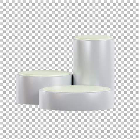 3d podium with transparent background | Premium PSD