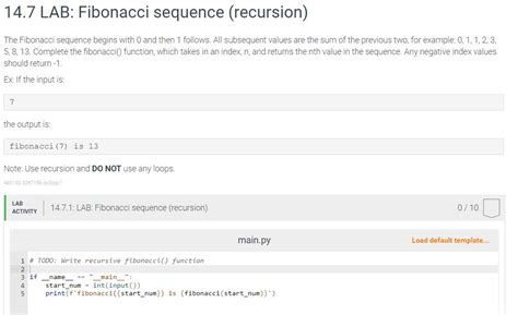 Image result for Fibonacci Sequence Recursion Python
