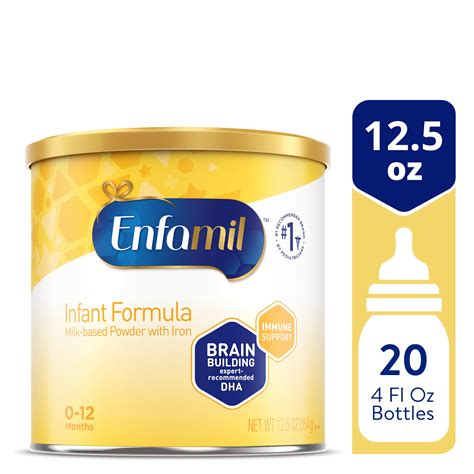 Enfamil Powder Baby Formula with Iron, 12.5 oz Can - Walmart.com