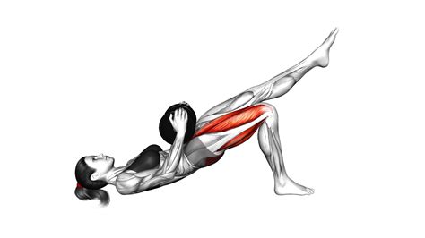 Dumbbell Single Leg Glute Bridge (female) - Exercise Guide & Tips