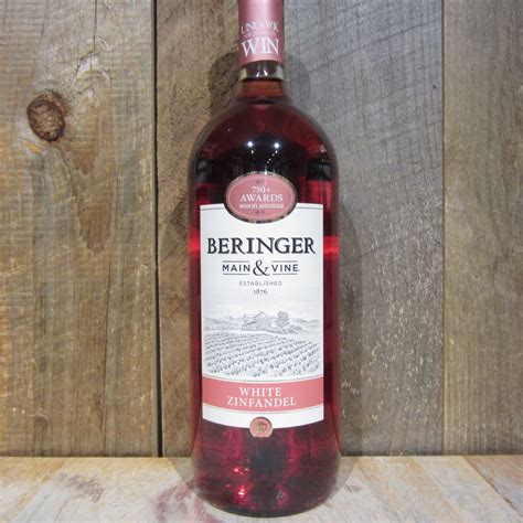Beringer White Zinfandel 1.5L - Oak and Barrel