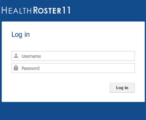 HealthRoster | Employee Login - Health Roster11 NHS