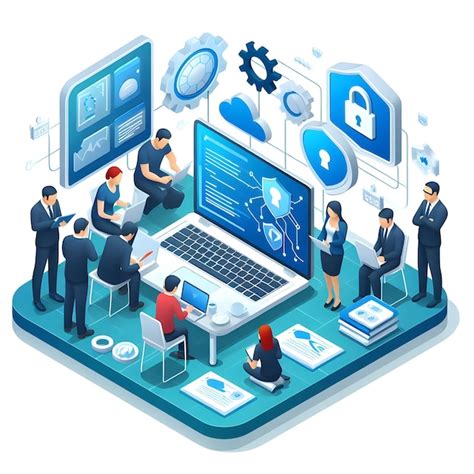 IT Team Vector Image 的图像结果