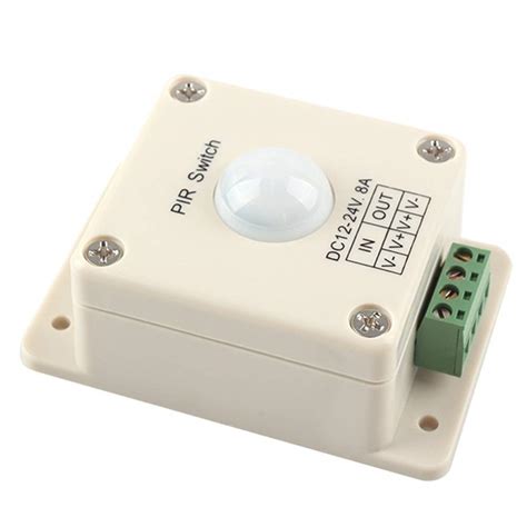 Metal Dc 12V~24V 8A Automatic LED Pir Motion Sensor Switch Light ...