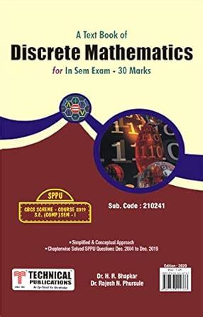 Discrete Mathematics for SPPU 20 Course (SE - I - Comp.- 210241) - 2020 ...