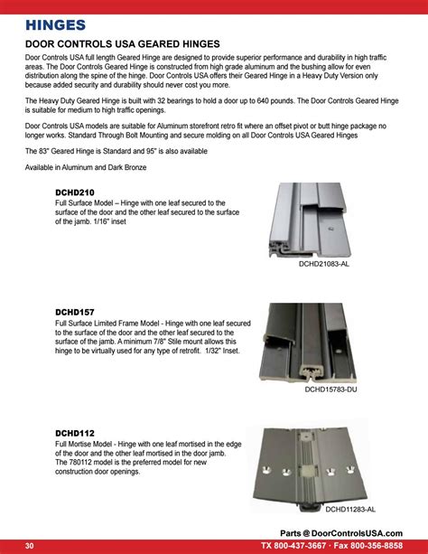 2017 Door Controls USA, Inc. Hardware Catalog by Door Controls USA - Issuu