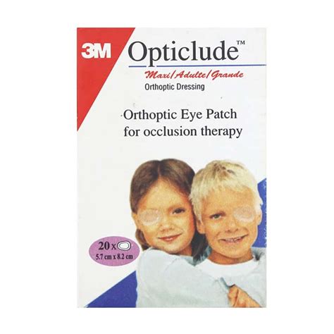 Buy 3M OPTICLUDE ORTHOPTIC EYE PATCH 1537/20 Online & Get Upto 60% OFF ...
