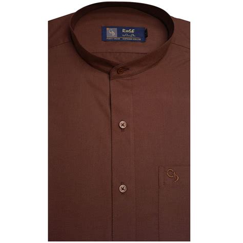 Charaghdin.com - Plain Brown Shirt