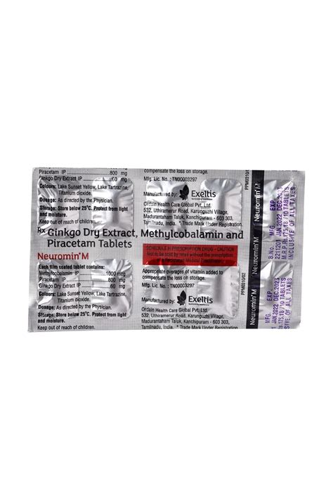 Neuromin M Tablet 10's Price, Uses, Side Effects, Composition - Apollo ...