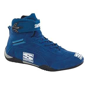 Simpson Racing AD115BL Adrenaline Blue Size 11-1/2 SFI Approved Driving ...