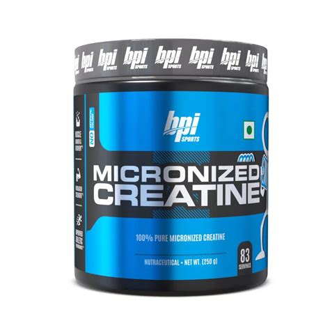 BPI Sports Micronized Creatine 250g - 83 Servings – Mk Protein Star