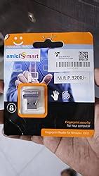 amiciSmart USB Fingerprint Reader for Desktop/Laptop Password-Free ...