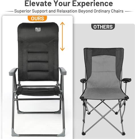 TIMBER RIDGE Folding Camping Chair with Adjustable India | Ubuy