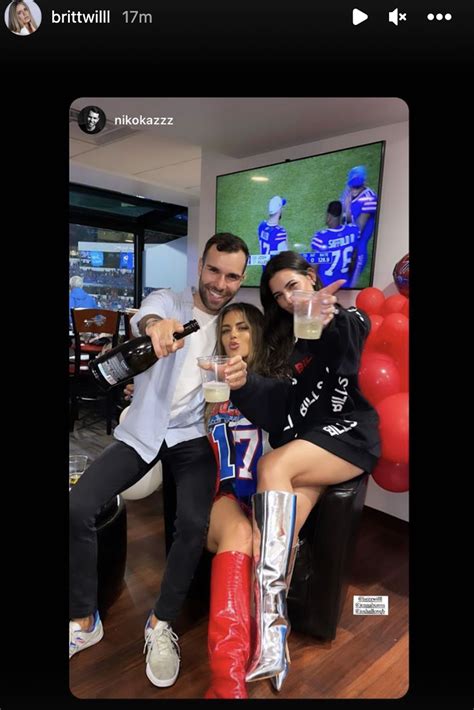 Josh Allen's girlfriend, Brittany Williams, celebrates Bills | New York ...