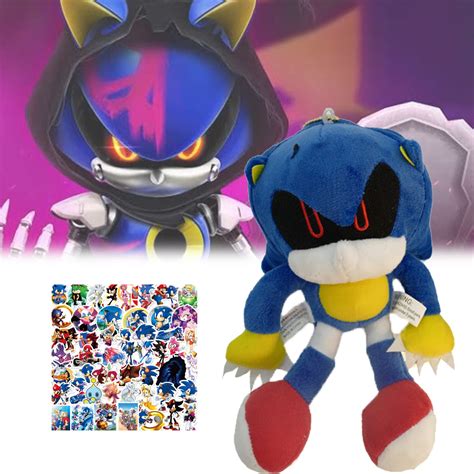 Buy Metal Sonic Plush, 20cm/7.9in Metal Sonic Plushies, Classic Metal ...