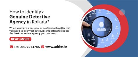 How to Identify a Genuine Detective Agency in Kolkata?