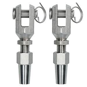 AB Tools 5mm Wire Cable Rope Jaw Rigging Terminal Swageless DIY Fitting ...