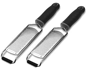 WOODTULA Zester Grater with Wide Stainless Steel Blade - Sharp Blade ...