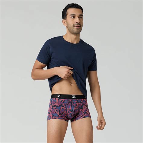 Shuffle Modal Trunks Triad Red – XYXX Apparels
