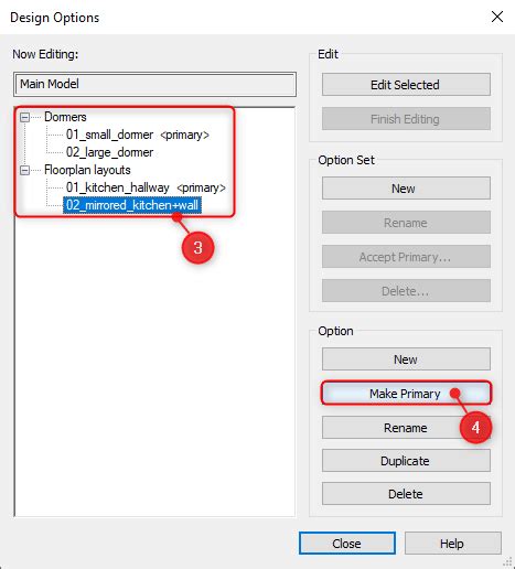 Revit Design Options Explained 的图像结果
