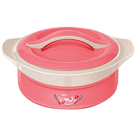 Buy Milton Zenith Casserole 2500 - Durable, Stainless Steel, Pink ...