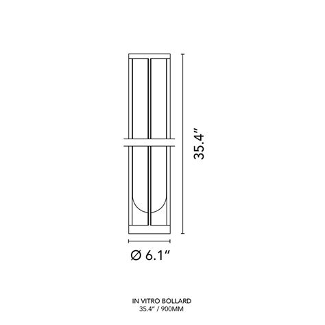 In Vitro Outdoor Bollard - Flos | Outdoor Bollard Lights - USA & Canada