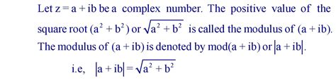 Image result for How to Find Modulus of Complex Number