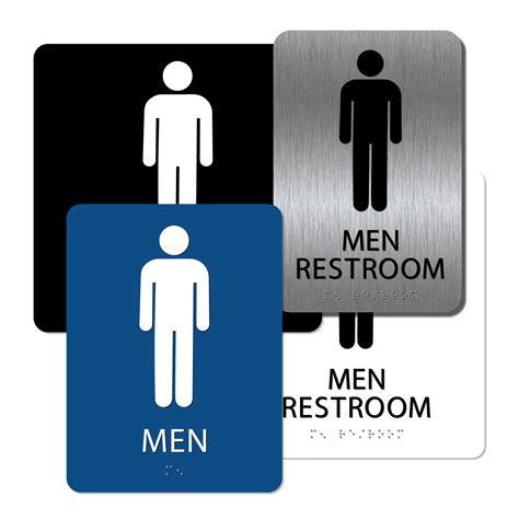 Mens Bathroom Sign