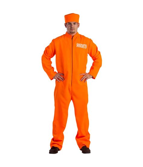 Orange Prison Jumpsuit Mens Costume - General Category