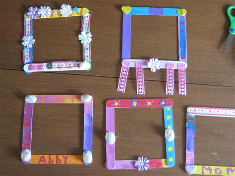 Photo Frame With Popsicle Sticks at Kaitlyn Corkill blog