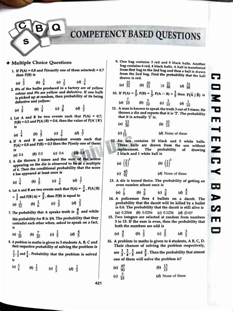 Image result for Probability Class 12 Extra Questions 2022