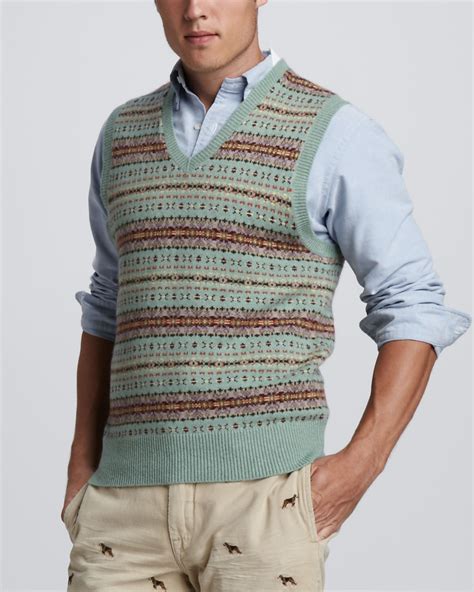 Polo Sweater Vest For Men
