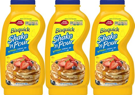 Bisquick Shake 'n Pour Buttermilk Pancake Mix (Pack of 3) 10.6 oz ...