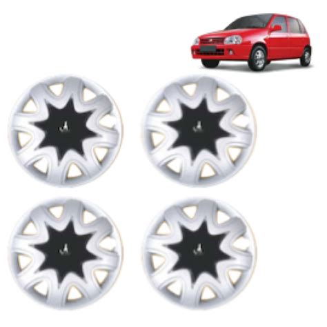 Premium Quality Car Full Wheel Cover Caps Clip Type 12 Inches (Star ...