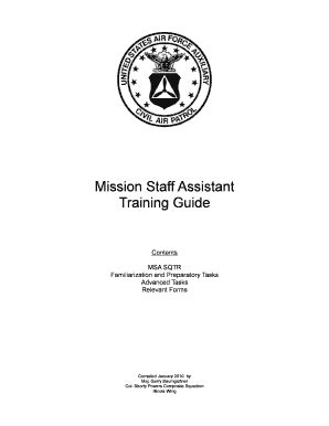 Civil Air Patrol Msa - Fill and Sign Printable Template Online