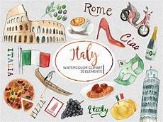 italia clipart watercolor italy travel clipart set graphics creative italia clipart watercolor italy travel clipart set graphics creative