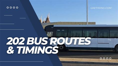 Bus 202 Timetable – Al Rahba Hospital to Abu Dhabi Bus Station