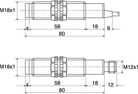 VT18-2T1112 SICK | SICK Diffuse Photoelectric Sensor, Barrel Sensor, 2 ...