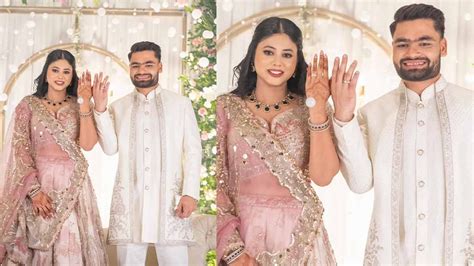 Engagement Pics: Rinku Singh and Priya Saroj