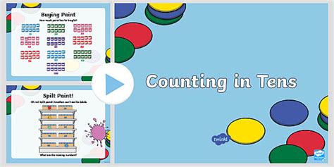 Counting in Tens PowerPoint | Maths | Skip Counting