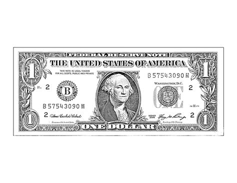 1 Dollar Bill Clip Art